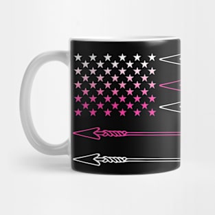 Arrow American Flag Mug